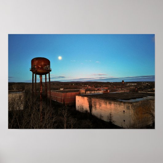 Verlaten Whiskey Distillerie Linfield PA Poster (Voorkant)