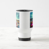 Verlaten wrakstukken van de vuurtoren reisbeker (Center)