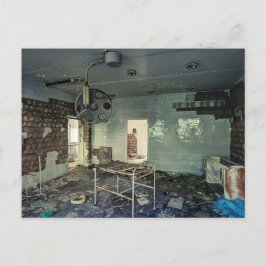 Verlaten Ziekenhuis Pripyat door Tsjernobyl-Briefk Briefkaart