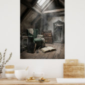 Verlaten Zolder Heiligtum Sfeer Poster (Keuken)