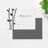 Verlaten zwarte bijkantoren Wedding Escort Visitekaartje (Bureau)