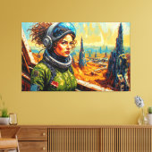 VERLATINGHEID AAN HET EINDE VAN DE WERELD 8 CANVAS AFDRUK (Insitu (Woonkamer))