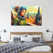 VERLATINGHEID AAN HET EINDE VAN DE WERELD 8 CANVAS AFDRUK (Insitu (Slaapkamer))