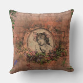 verleden Afbeelding decoratief kussen (Achterkant)