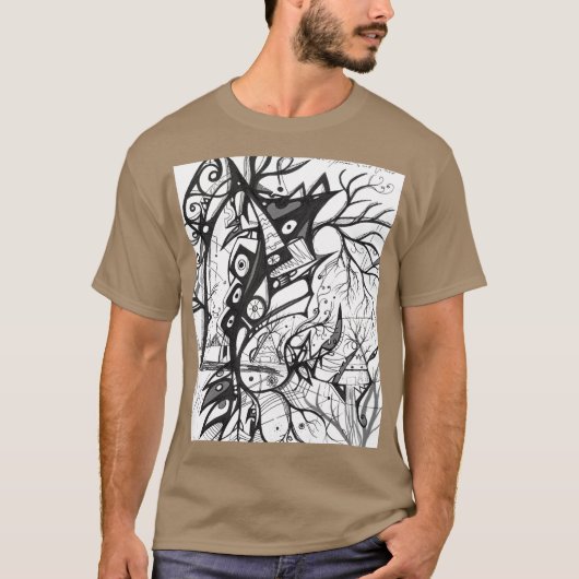 Verleden, Cadeau en toekomst T-shirt (Voorkant)