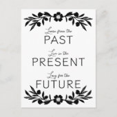 Verleden Cadeau Toekomst Briefkaart (Voorkant)