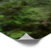 Verleden de bomen door MtnTopArt Poster (Hoek)