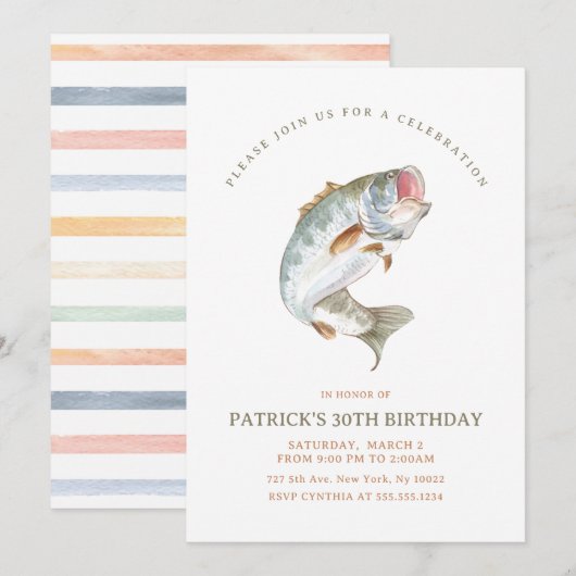 Verleden Gevist verjaardag Kaart (Voorkant / Achterkant)