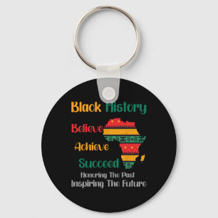 Verleden Inspirerende Toekomst Black History Maand Sleutelhanger