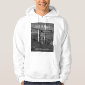 verleden is dood Dandiena ontwerp witte hoodie (Voorkant)