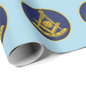 Verleden Meester Vrijmetselaar Vrijmetselarij Cadeaupapier (Rol Hoek)