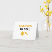 Verleend aan Verkoop 2 Kaart (Gele Bloem)