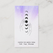 *~* Verleg de motorfase + de handen Celestiel Visitekaartje (Voorkant)