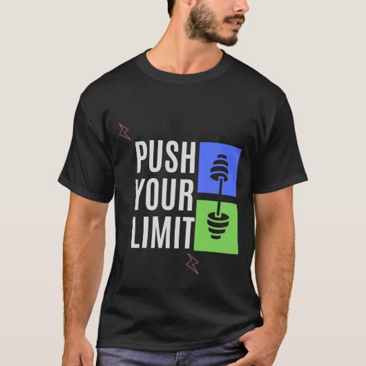 Verleg je grenzen t-shirt (Voorkant)