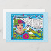 Verleg je Mind_Flat-kaart 7"x5" (Voorkant / Achterkant)