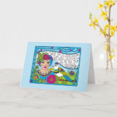 Verleg je Mind_Greeting Kaart (Gele Bloem)