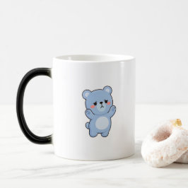 Verlegen Beer Minimale Kawaii Stijl Magische Mok