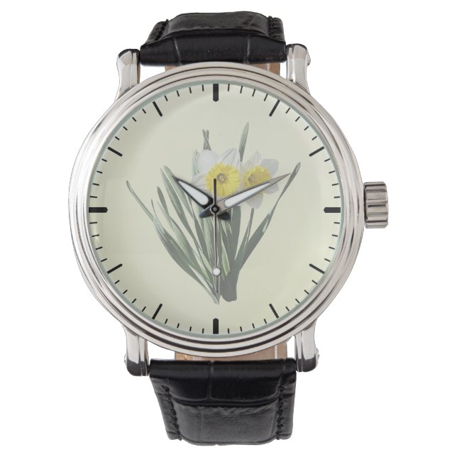 Verlegen Narcisje Horloge (Voorkant)