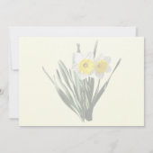 Verlegen Narcisje Kaart (Achterkant)