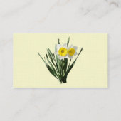 Verlegen Narcisje Visitekaartje (Achterkant)