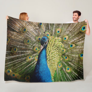 Verlegen Pauw Fleece Deken