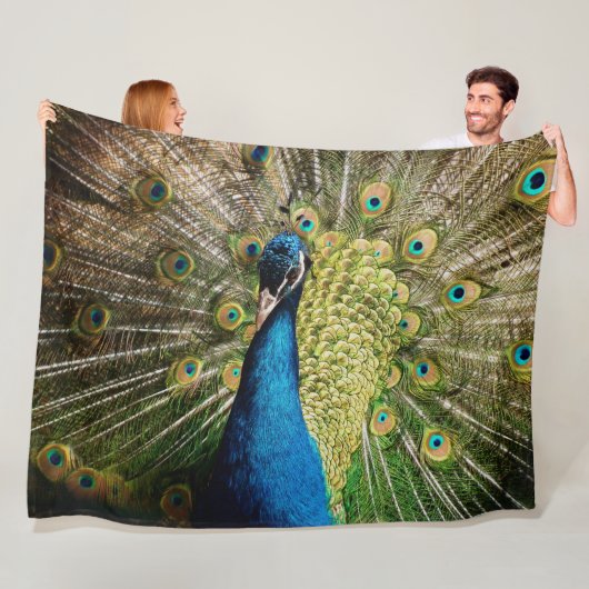 Verlegen Pauw Fleece Deken (In situ)