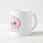 Verlegen perzik grote koffiekop (Voorkant rechts)