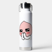 Verlegen perzik waterfles (Voorkant)