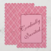 Verlegen Valentijn uitnodiging (Voorkant / Achterkant)