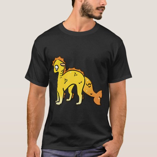 Verlegen zeedier t-shirt (Voorkant)
