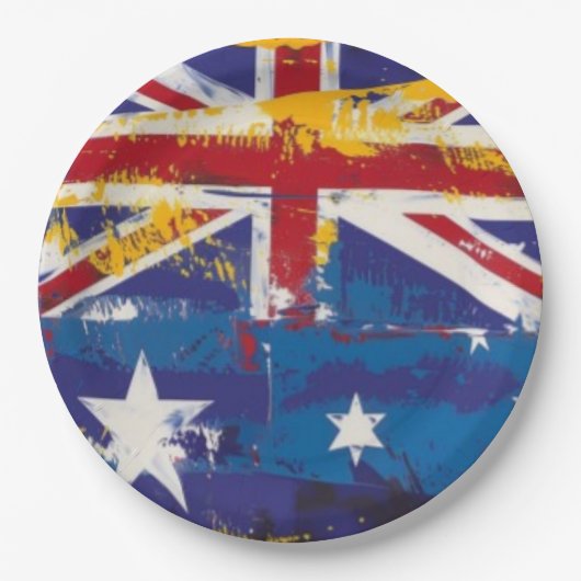 Verleidelijk Australië Papieren Bordje (Voorkant)