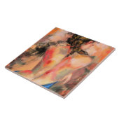 Verleidelijk damesklokkeramiektegel - Schilderen Tegeltje (Zijkant)