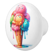 Verleidelijk ijs keramische knop (Rechts)