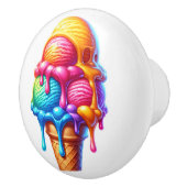 Verleidelijk ijs keramische knop (Rechts)