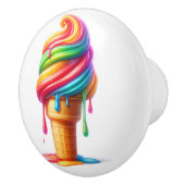 Verleidelijk ijs keramische knop (Rechts)