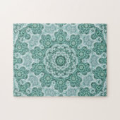 verleidelijk in turquoise legpuzzel (Horizontaal)