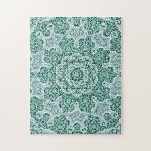 verleidelijk in turquoise legpuzzel (Verticaal)