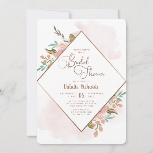 Verleidelijk Roos  Bloemen Bruiloft Vrijgezellenfe Kaart (Voorkant)