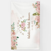 Verleidelijk Roos  Bloemen Vrijgezellenfeest Welko Spandoek (Verticaal)