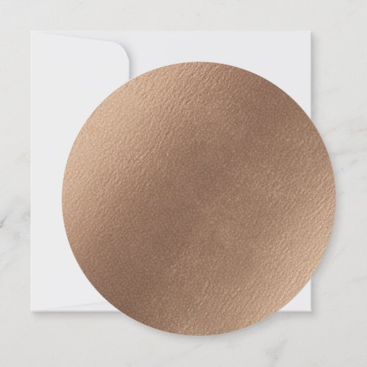 Verleidelijk Roos  roze bloemencirkel bruiloft Kaart (Achterkant)