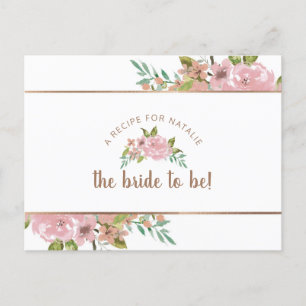Verleidelijk Roos  roze bruid om recept Kaart