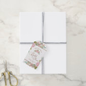 Verleidelijk Roos  Stoffig Roze Vrijgezellenfeest Cadeaulabel (Met Touw)