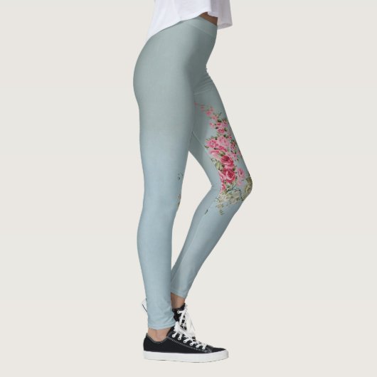 Verleidelijke bloemen - Leggings (Rechts)