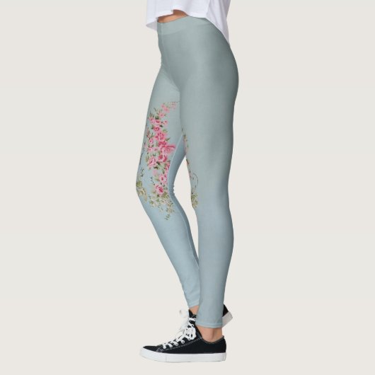 Verleidelijke bloemen - Leggings (Links)