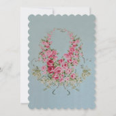 Verleidelijke Bloemen - Uitnodigingen / RSVP Verja (Voorkant)