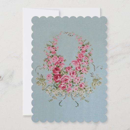 Verleidelijke Bloemen - Uitnodigingen / RSVP Verja (Voorkant)