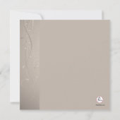 Verleidelijke bride - Bridal Shower Uitnodiging (Achterkant)