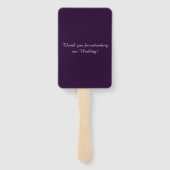 Verleidelijke bruiloft handwaaier (Achterkant)