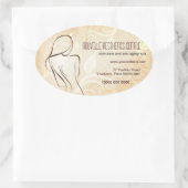 Verleidelijke Curves Spa promotionele Sticker (Tas)