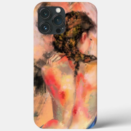 Verleidelijke dame - Abstracte kunstschilderkunst Case-Mate iPhone Case (Achterkant)